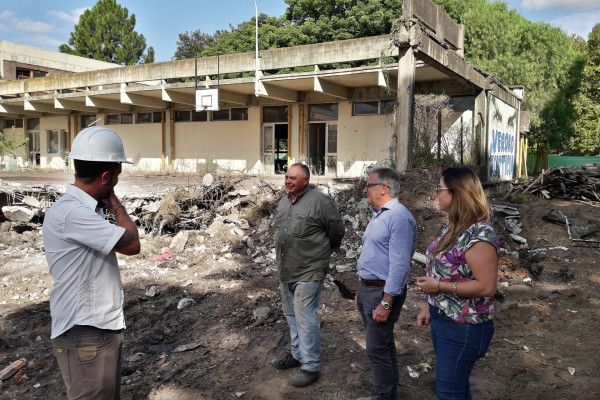 Iniciaron los trabajos en la Escuela Normal de Colón