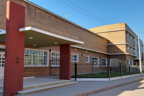 Etapa final de la obra de ampliación y reparación de la escuela 103 de Nogoyá