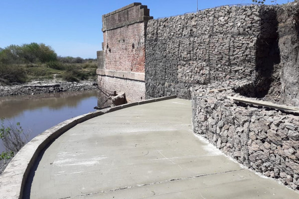 Etapa final de los trabajos de la defensa de la Cabecera de los Puentes Carreteros de Rosario del Tala