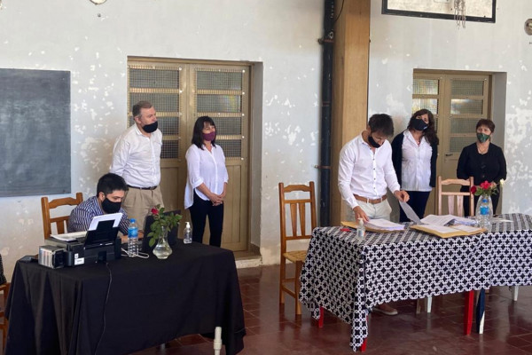 Se abrieron los sobres del concurso de precio para el Jardín de Infantes Escuela N° 39 de Aldea Santa María