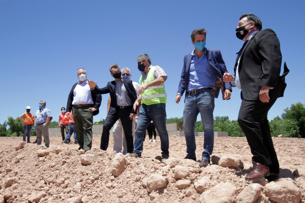 La obra Defensa Norte en Concepción del Uruguay tiene un 70 por ciento de avance