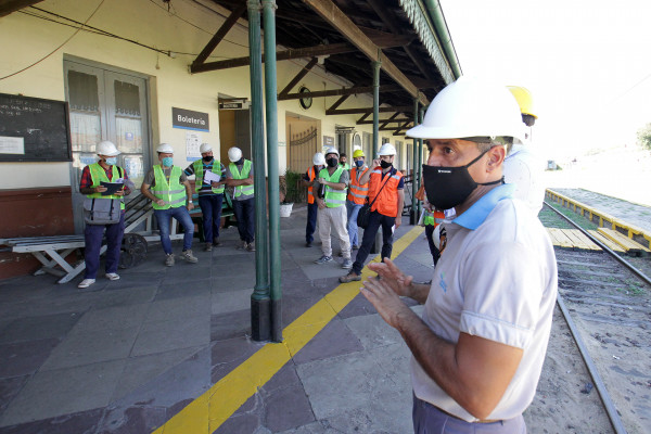 La empresa nacional Trenes Argentinos inspecciona el trayecto de Paraná a La Picada