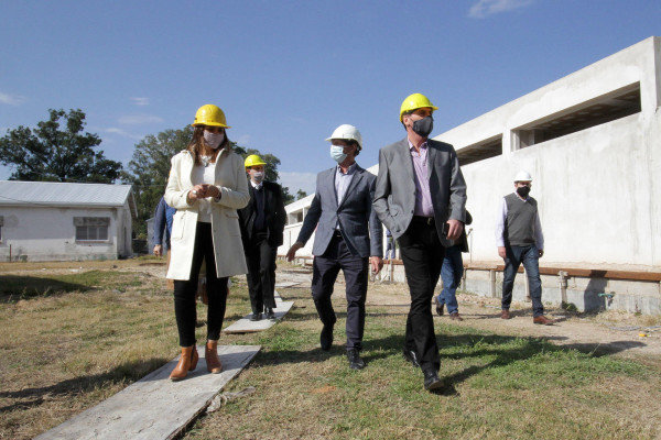 Funcionarios de Entre Ríos y Santa Fe recorrieron las obras del complejo del Túnel Subfluvial