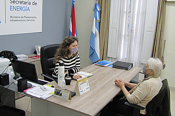 La Secretaría de Energía coordina acciones conjuntas con la Asociación Entrerriana de Mujeres Campesinas