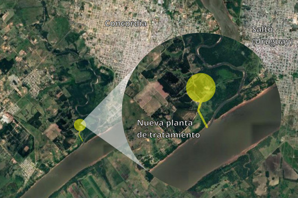 Se licitó la nueva planta de tratamiento de efluentes cloacales de Concordia
