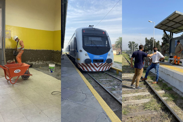Comenzaron las obras en las estaciones de trenes y apeaderos del recorrido Paraná-La Picada