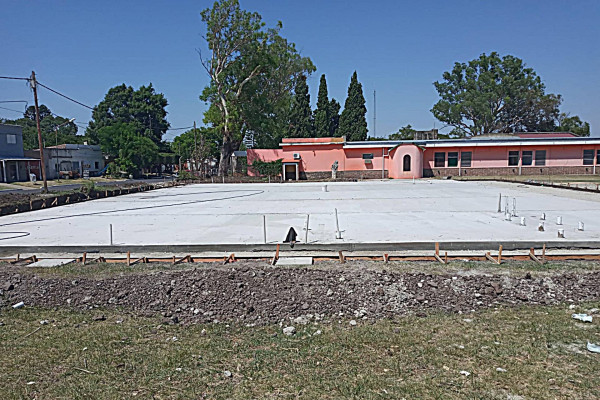 Continúa la ejecución de la platea y obras complementarias para el hospital modular de Santa Elena