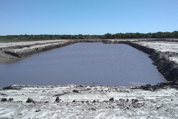 Avanza la obra del colector cloacal, estación elevadora y lagunas de tratamiento en Feliciano