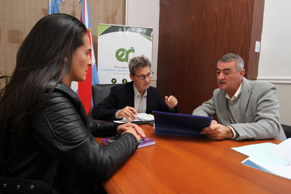 Trabajan en una agenda de obras para el departamento Nogoyá