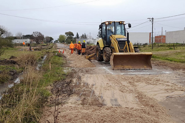 La ampliación y optimización de desagües cloacales en San Salvador alcanza un 27 por ciento de avance