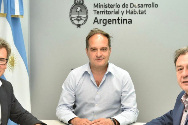 Evaluaron los programas habitacionales en Entre Ríos con el nuevo ministro nacional de Hábitat