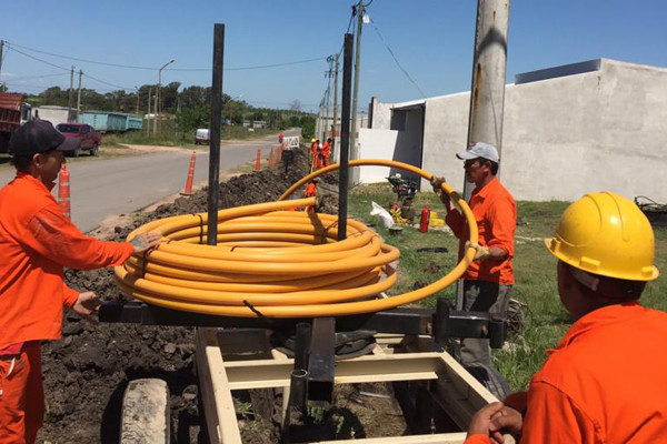Está en marcha la ampliación de la red de gas en Larroque