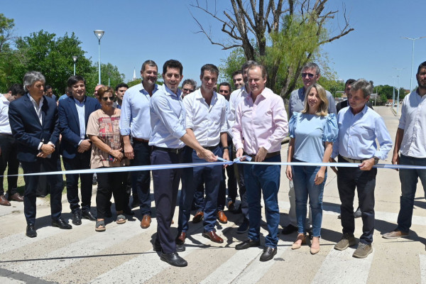 Junto a De Pedro, Bordet resaltó el impacto de las obras públicas en la calidad de vida de la comunidad