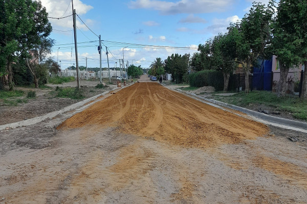 Finalizó la obra de desagües pluviales del barrio San Cayetano en Villa del Rosario