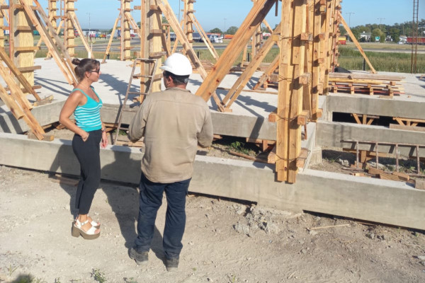 La obra del Portal de Interpretación con Información Turística de Victoria alcanza el 40 por ciento de avance