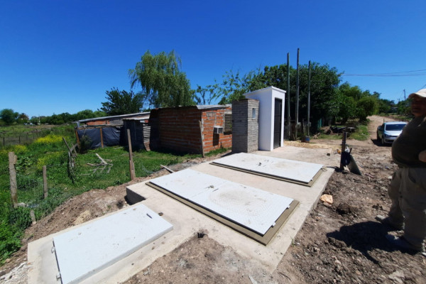Finalizó la ampliación de la red cloacal del colector oeste de Concepción del Uruguay