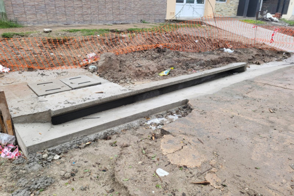 Finalizó la segunda etapa de la construcción de desagües pluviales en Santa Elena