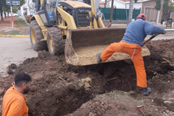 Con un avance del 60 por ciento continúa la ejecución de desagües cloacales de Seguí