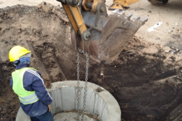 Comenzó la segunda etapa de la construcción del sistema cloacal en Colonia Elía