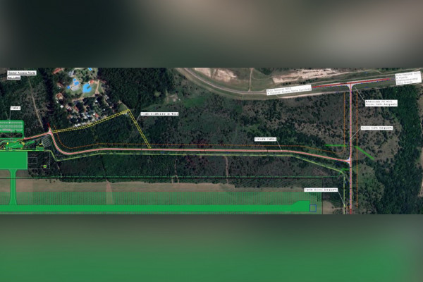 Se llamó a licitación para las obras complementarias del acceso al Aeropuerto de Concordia