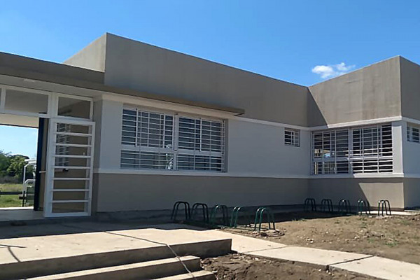 El nuevo edificio de la escuela Zamba de Vargas de Gualeguay está en su etapa final de ejecución