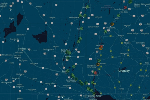 Entre Ríos en alerta por la crecida del Alto Uruguay