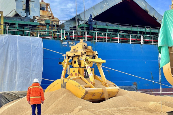 Primera exportación de harina de soja sustentable desde un puerto entrerriano