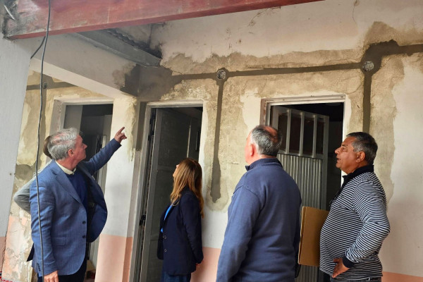 Iniciaron las obras en la Escuela Nº 16 Tambor de Tacuarí de Diamante