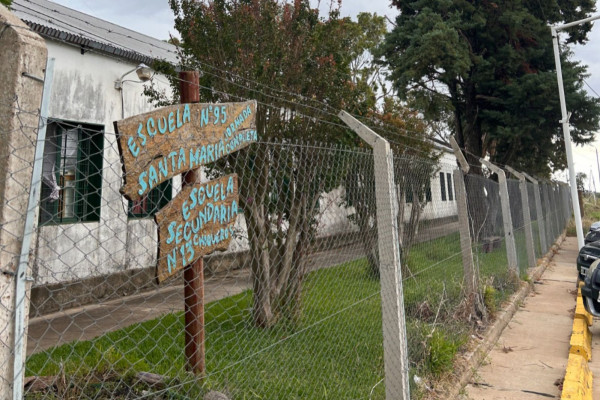 Inician las obras del Plan de emergencia en Infraestructura escolar en la Escuela N° 95 Santa María de Nogoyá