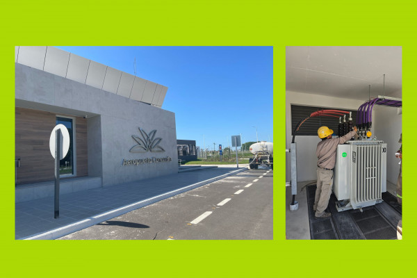El nuevo Aeropuerto de Concordia ya cuenta con conexión eléctrica gracias al financiamiento provincial
