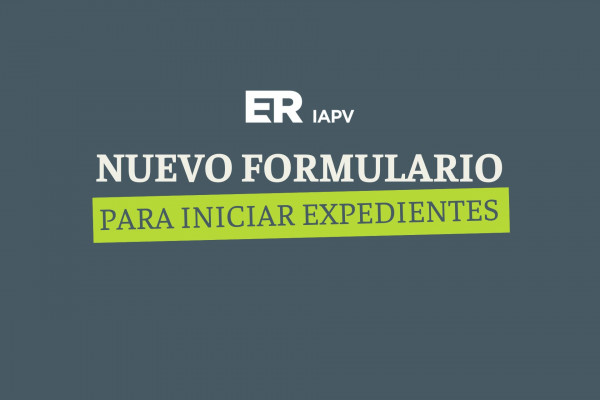 El IAPV implementa un formulario de notificaciones electrónicas