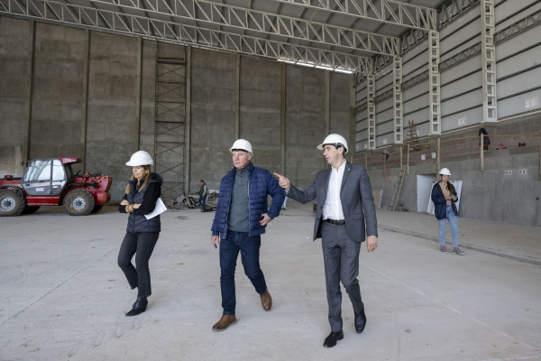 Avanza la obra de la pista de atletismo y modernización del gimnasio del Parque Berduc