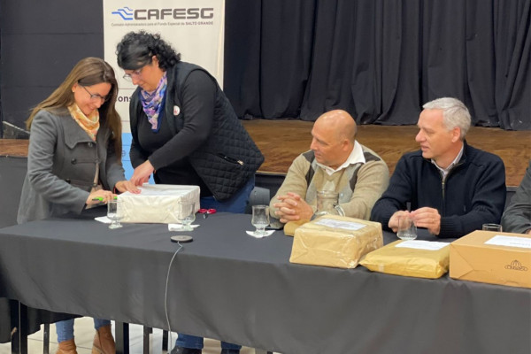 En Colón se licitaron más obras impulsadas por la Cafesg