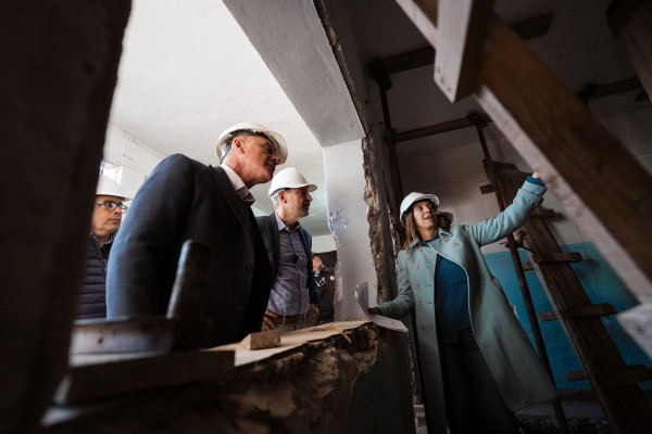 Recorrimos la obra de ampliación de la Escuela Técnica N°4 de Paraná
