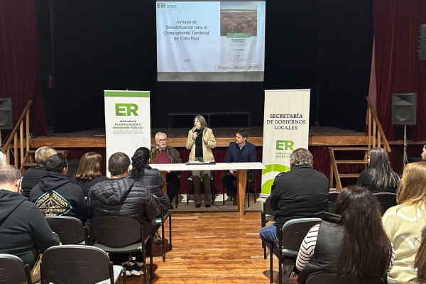 Se realizó la primera Jornada de Sensibilización para el Ordenamiento Territorial en Entre Ríos