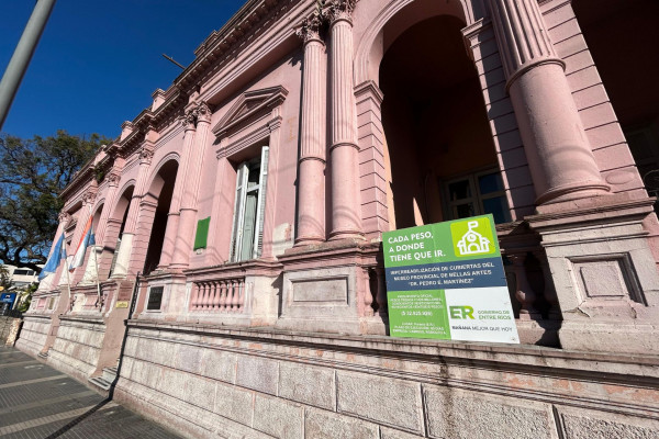 Avanzan las obras en el Museo de Bellas Artes de Paraná para preservar el patrimonio cultural entrerriano