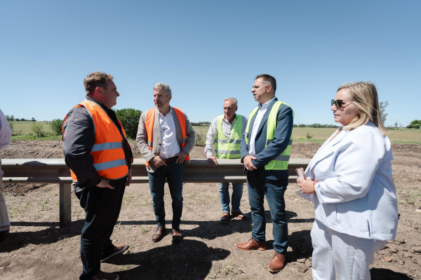 En Gualeguaychú, Frigerio destacó el progreso en la reparación y mejoras de la ruta 20