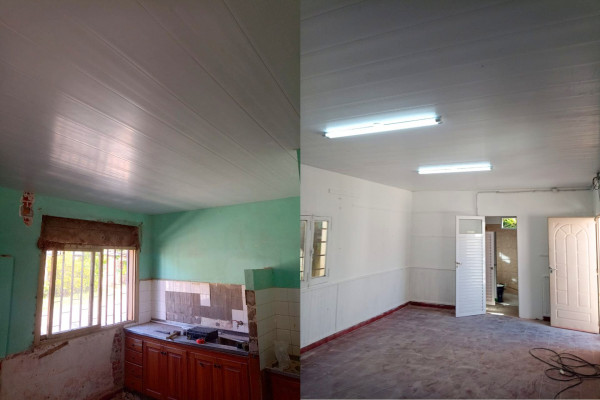 Intervienen escuela de Victoria para resolver filtraciones y problemas edilicios