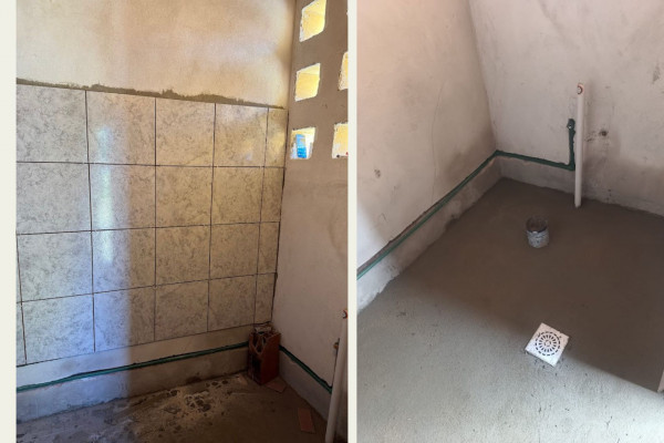 Obras de saneamiento y adecuación de instalaciones en para una escuela rural del departamento Nogoyá