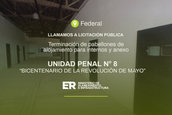 El Gobierno provincial ejecutará obras para fortalecer el servicio penitenciario en Federal