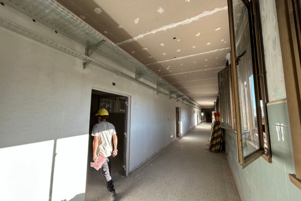 La obra en el Hospital San Roque de Paraná llega al 50 por ciento de avance