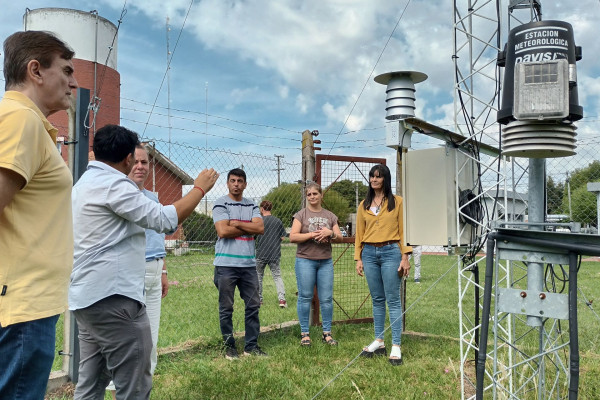 General Racedo suma una estación meteorológica para el monitoreo climático en la provincia