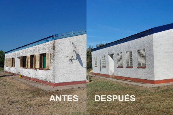 Se ejecutaron obras en escuela rural de Federal para mejorar condiciones sanitarias y edilicias