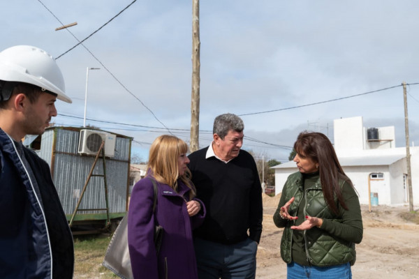 Supervisaron el avance de obras habitacionales en el norte entrerriano