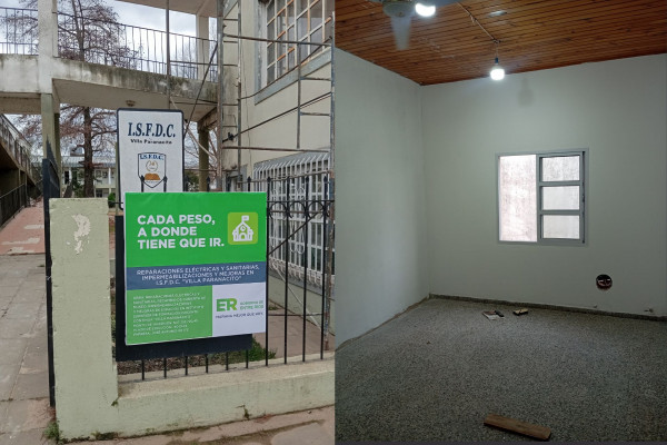 Fortalecen espacios de formación con obras en el Instituto Superior de Villa Paranacito