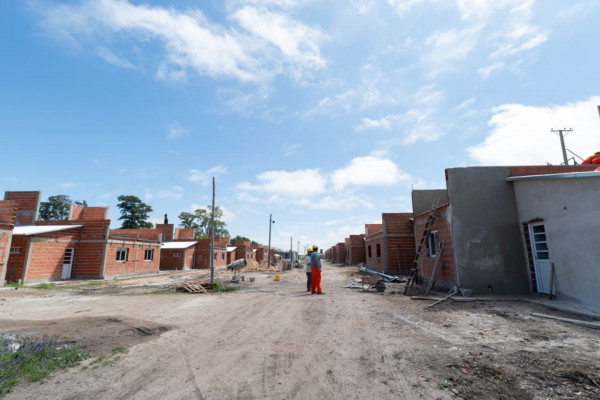 Avanza la construcción de 39 viviendas en Seguí
