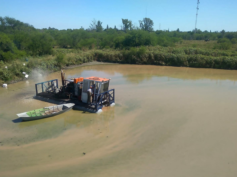 Finalizaron tareas de reparación y limpieza de lagunas en La Criolla y ...