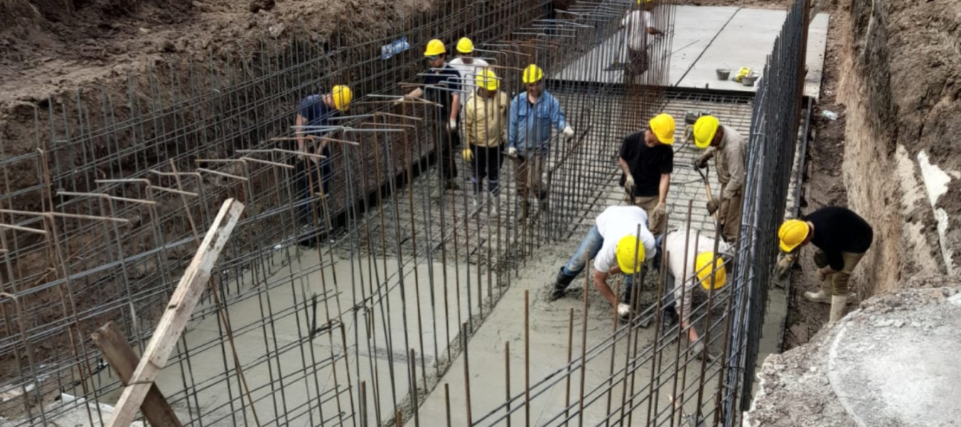 Avanza la construcción de desagües pluviales en General Galarza que beneficiará a 5000 habitantes