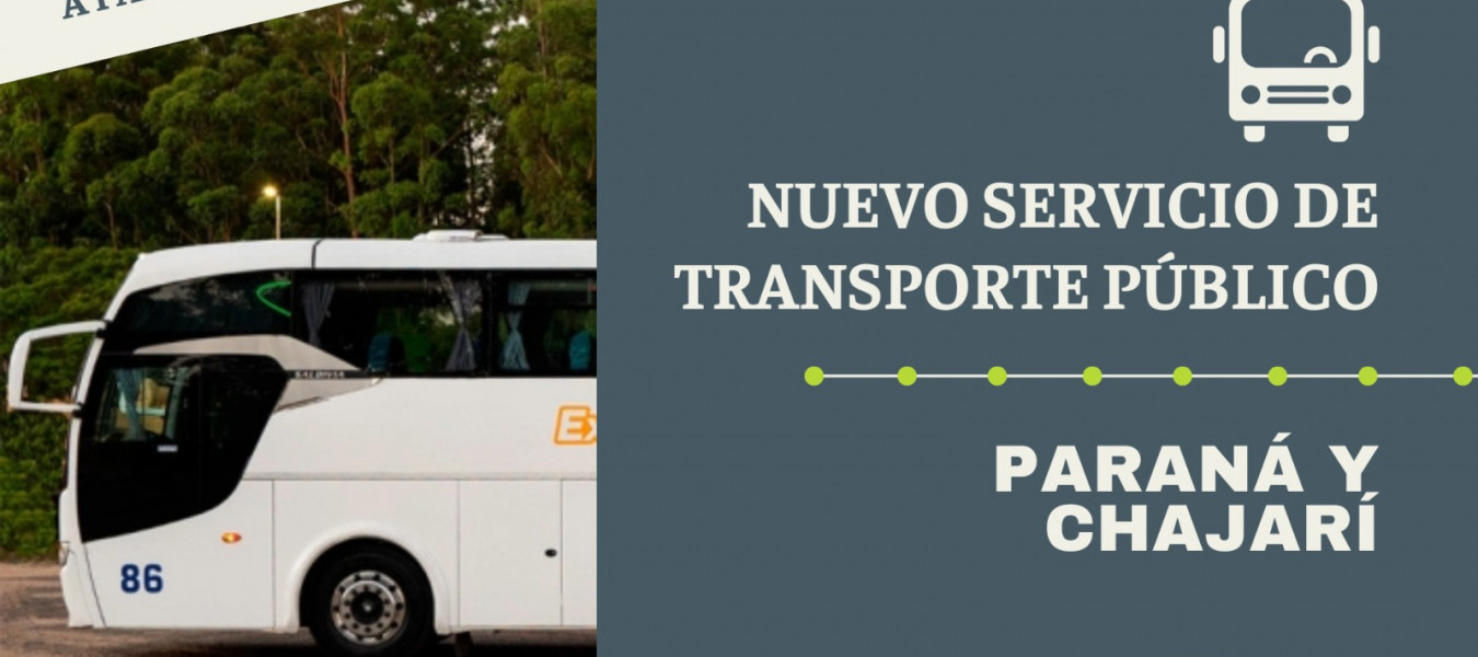 La provincia impulsa un nuevo servicio de transporte entre Chajarí y Paraná