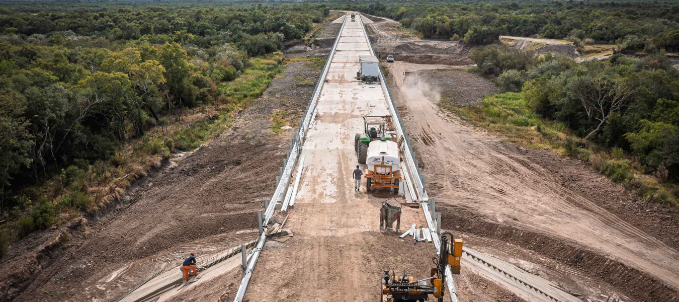 Está próxima a finalizar la construcción del puente en Paso El Cinto sobre el río Gualeguaychú
